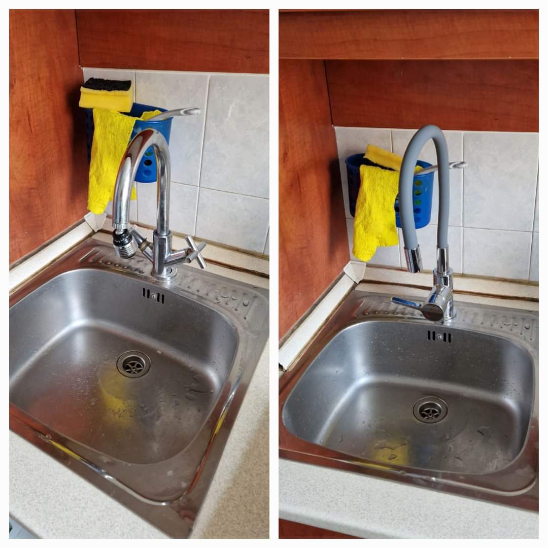 Mosogató csaptelep csere